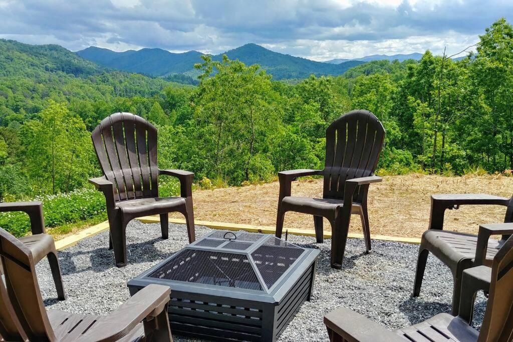 Peace Of Heaven ~ Modern Chic Cabin W/ Majestic Mountain Views Bryson City Exterior foto