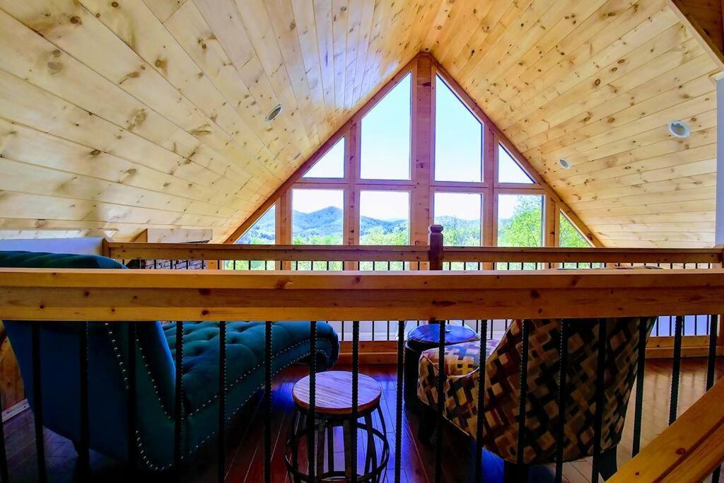 Peace Of Heaven ~ Modern Chic Cabin W/ Majestic Mountain Views Bryson City Exterior foto