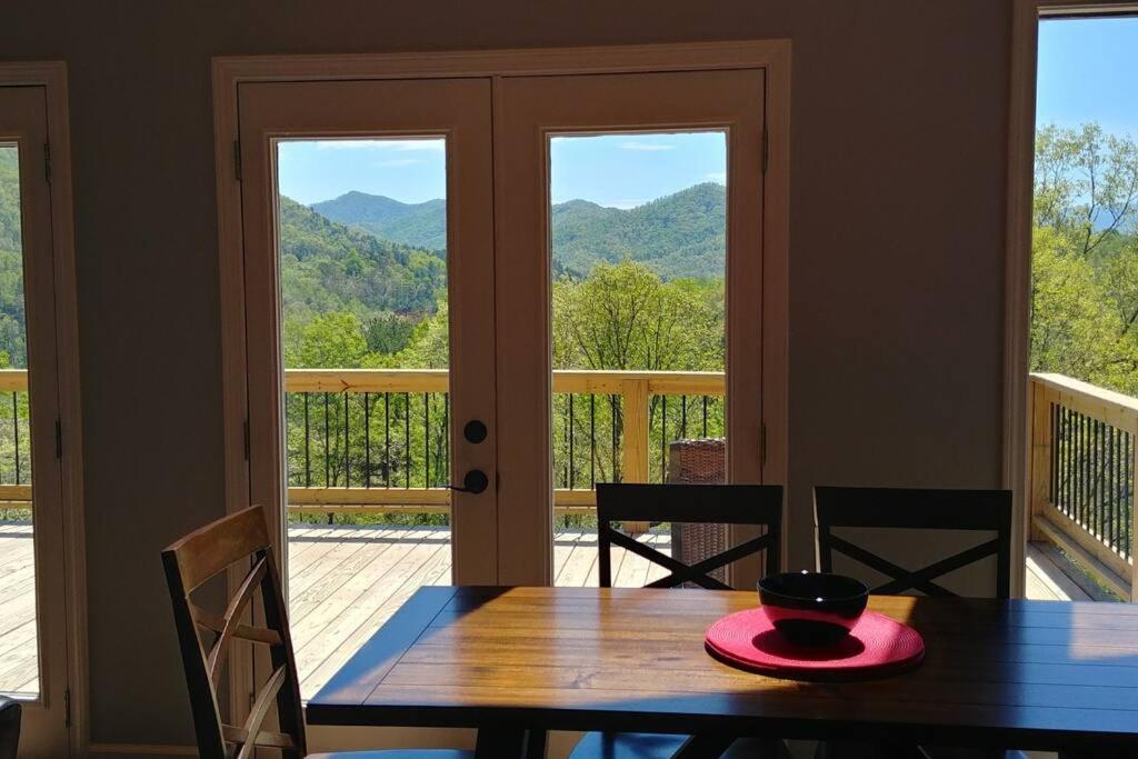 Peace Of Heaven ~ Modern Chic Cabin W/ Majestic Mountain Views Bryson City Exterior foto